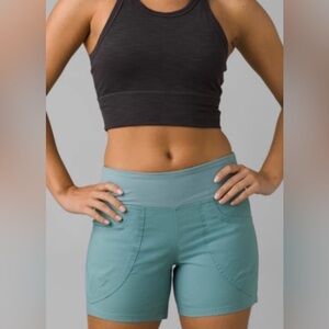 Prana kanabTeal blue green shoreline blue athletic Shorts size extra large